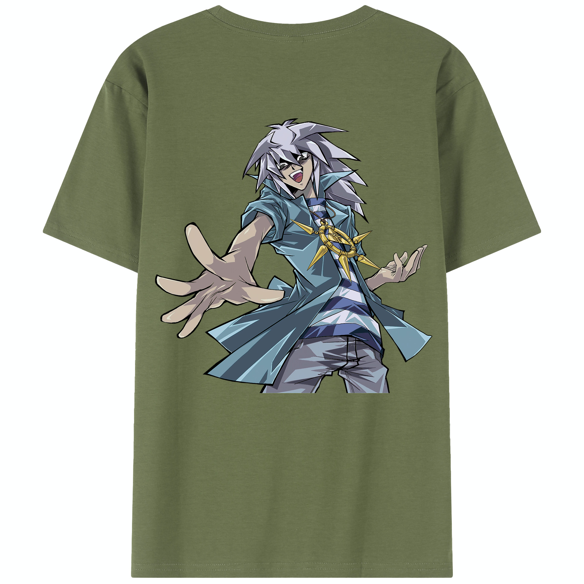 （画像用） 遊☆戯☆王 Yu-Gi-Oh! 綿100％半袖Tシャツ（背面プリント）